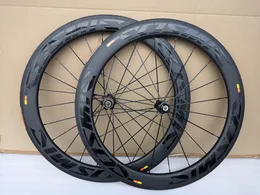 BOB Twill weave Mavic cosmic 700C 60mm depth road bike carbon wheels 25mm width clincher carbon wheelset with R13 hubs
