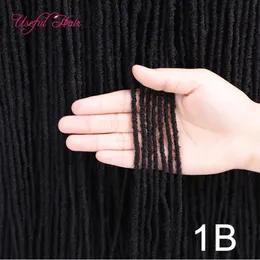 pre twist new Extensions Synthetic Hair Braiding Hair Dreadlocks DIY MicroLocs Sister Locs Straight for Women Dhgate 2021