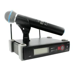 Top Quality UHF Professional SLX24 BETA58/ Wireless Microphone Cordless Karaoke System With Handheld Transmitter