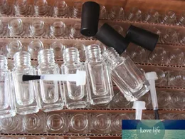 Großhandel 4 ml leere Nagellackflasche mit Deckelpinsel Kosmetikbehälter Nagellack ätherisches Öl Glasflasche mit Deckelpinsel