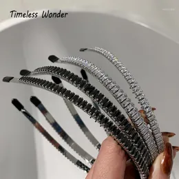 Tidlös Wonder Glam Zirconia Geo Hair Combs Kvinnor Smycken Tillbehör Bridal Top Trendy Punk Kpop Ins-Japan Fancy Mix Gift 2332 Clips Bar