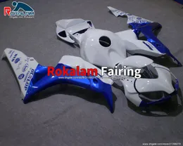 Feedings azuis brancos para Honda Bodywork CBR1000RR 2006 2007 CBR1000RR 06 07 CBR 1000 RR 2006 07 kits de corpo (moldagem por injeção)