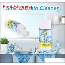 New Arrivals Powerful Sink & Drain Cleaner Pipe Dredging Agent Sewer Toilet Dredge Drain Cleaner Bathroom Hair Filter Strainer Av4Qy