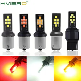 1156 1157 7440 P21w 3030 12 Brake Reverse Strobe Lights Car Styling Auto Accessories Turn Signal Bulbs License Plate Light