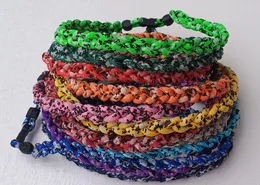 2022 Titanium Sport Accessories new 200pcs triple twists single ropes necklace baseball tornado bracelets weaves necklaces for kids youth and athletics gifts