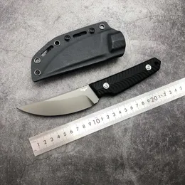 straight knife fixed blade Japanese-style with Kydex sheath DC53 steel High hardness G10 handle hunting outdoor camping Military Tactical Gear Defense knives