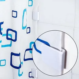 Set di accessori per il bagno 2 pezzi/pacco Clip per tende da doccia Porta fermagli antispruzzo Ferma-perdite d'acqua Clip autoadesive1