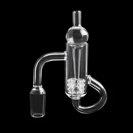 Beracky Diamond Loop Quartz Banger со стеклянным пузырем CAPINSERT CAPINSERT 10 мм 14 мм 18 мм мужской женский кварцевый браслетный гвозди для стеклянных водных бонгов