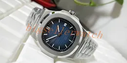 베스트셀러 최고 품질의 파란색 다이얼 아시아 2813 Movimento 사파이어 Orologio 다 폴 소아 40mm 5711 자동 클래식 시리즈 망 시계 시계