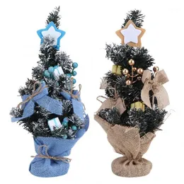 Christmas Decorations Felt Tree 40cm Fashion Festival Tabletop Mini Xmas Trees In Cloth Bag Glow Light1