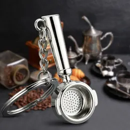 Nya Kaffeverktyg Nyckelring Simulering Utensil Hängsmycke Nyckelringar Imitera Keychain Ornaments Treasured Gifts Fashion Smycken Joyas