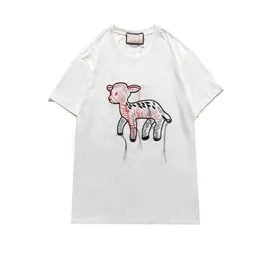 Maglietta da uomo per l'estate Nuovo arrivo Uomo Donna T-shirt con lettera stampata Casual Streetwear Tees Top Magliette da uomo Abbigliamento 3 colori S-2XL