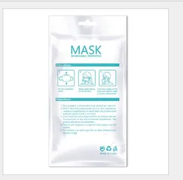 OPP 가방 일회용 보호면 마스크 가방에 대 한 opp 가방 지퍼 포장 봉투 3 레이저 방진 얼굴 커버 자루 방지 박테리아 마스크 방지