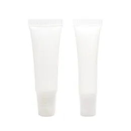 Genomskinliga tomma läppglansbehållare Plast Soft LipGloss Tube Squeeze Lipstick Tubes Chapstick Förpackning 8 ml 10ml 15ml 0 37ym