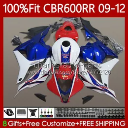 OEM Łamyki dla Hondy CBR 600 CBR600 RR CC F5 2000 2011 2012 Body Red Blue 69NO.97 CBR 600F5 600RR 600CC 2009-2012 CBR600RR 09 10 11 12 Wtrysk