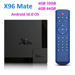 スマートアンドロイド10.0テレビボックスX96メイトミニTVボックスアンドロイド10 4G/64G 2.4G5GデュアルWiFi X96MATE 6KメディアプレーヤーPK H96 MAX TX6S