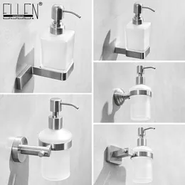 Dispenser di sapone liquido da bagno montato a parete in acciaio inossidabile 304 con spazzola portasapone per shampoo con finitura Bickel ML9313 Y200407