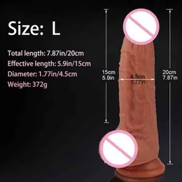 NXY Dildos 5 9 tum L Realistisk Dildo med kraftfull sug Cuprealistic Penis Sex Toy Flexibel G Spot Curved Shaft and Ball 0105