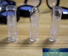 1000 st / parti plastklart läppblambehållare 1,5 g, liten tomt 9,1 mm dia läppstiftsrör för prov säckkosmetisk packning