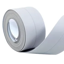 화장실 코너 인감 스트립 Windows 목욕 테이프 씰링 스티커 PVC 주방 방수 벽 스티커 자기 접착 솔기 3.3mx22mm / 38mm