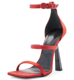 Senhoras 2022 mulheres genuínas de couro real 10 cm de altura sandálias de verão vestido de noiva gladiador sapatos sexy de uma linha 2139