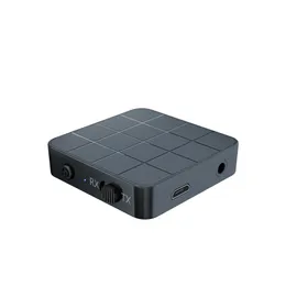 BluetoothデバイスV5.0オーディオアダプタトランスミッタ受信機3.5mmジャックUSB音楽ステレオ無線アダプタDongleカーテレビPCスピーカー