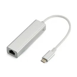 Bezpłatny napęd 100 M Type-C USB 3.1 do RJ45 100M Wired Network Card 3.0HUB RTL8152B Darmowa wysyłka