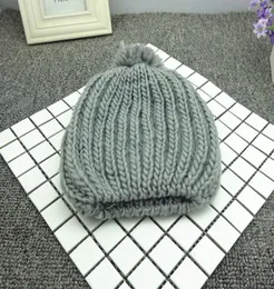 Panno invernale di Lytwtw Bambini Autunno Colore della caramella Lavorato a maglia Crochet Cappello per bambini Ragazze Ragazzi Berretto di lana Bambini Beanie Infant Toddlers H jllWKI