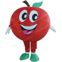 Halloween Red Apple Mascot Costume High quality Cartoon Character Outfits Adults Size Christmas Carnival Birthday Party Outdoor Outfit