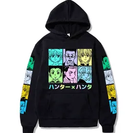 2020 Nowy Anime Hunter X Hunter Killua Leorio Kurapika Gon Hisoka Pullover Hoodie Z Długim Rękawem StreetSwear Moda Topy H1227