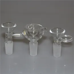 14mm 18mm male Smoking bong Slide bowl Dry Herb Tobacco bowls Ash Catcher for Glass Bongs Water Pipes oil Rig