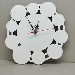 Process Clock DIY Fotodesign 12 tum termisk sublimering Design Trä Termisk överföring Utskrift MDF Väggklocka (endast klockans ansikte)