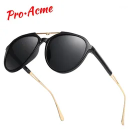 Sunglasses Pro 2022 Brand Design Men Polarized TR90 Frames Vintage Pilot Sun Glasses For Zonnebril Heren PC15031