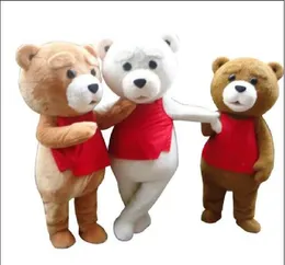 2019 Fabriksförsäljning Hot Tedy Kostym Vuxen Fur Teddy Bear Mascot Kostym