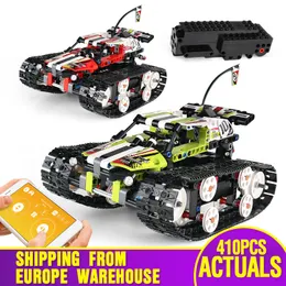 DHL 20033 Technic Car Kompatibel med 42065 App RC Track Remote-Control Race Car Set Byggnadsblock Brick Kids Leksaker Modell Gift LJ200928