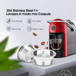 ICAFILASSTAINLESS Çelik LAVAZAA Için Bir Modo Mio Kullanımlık Kahve Kapsül Filtre Lavazzaa Jolie / Tiny LM3100 Espria 220309