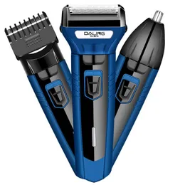 3 In 1 Multifunct Men Shaver Electric Beard Barber Hair Trimmer Electric Razor Floating Washable Shaving Machine Rechargeable Hair Clipper