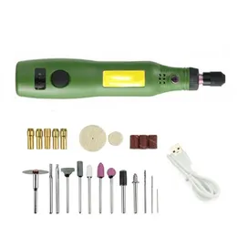 Charging Speed Mini Electric Grinder Nail Drill Polished Jade Nuclear Engraving Machine Hand-held Wood Micro Small Electric Dril 201225