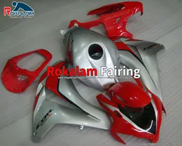 Dla Dostosuj WŁAŚCIWY KIT HONDA CBR1000RR 2008 09 10 11 CBR 1000 RR 2008 2010 CBR1000 RR Red Grey Fairings-Zestaw (formowanie wtryskowe)