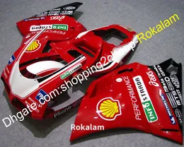 Motorcykel Fairing för Ducati Motorbike Bodywork Delar 996 748 998 916 1996 1997 1998 1999 2000 2001 2002 Fairings Kit (formsprutning)