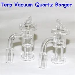 Bar Beracky Flat Top Terp Slurper Bangers de quartzo 2mm Parede 10mm 14mm 18mm 4590 Pregos de Banger de Vácuo para Tubos de Água de Vidro Dab.