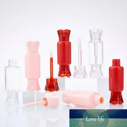 8ml tom kosmetisk läppstift / läppbalsam behållare, godis söt rosa / klar / röd makeup verktyg lipgloss flaska, härligt läppglansrör