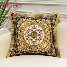 Avigers Luxurious Cushion Printing Tassel Velvet Throw Pillow Core Home Decorative European Design Srusader Sofa Bedroom Pillow Y200723