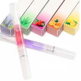 DHL free Cuticle Revitalizer Oil Fruits Nail Art Treatment Manicure Soften Pen Tool Nail Cuticle Oil For Nail Tips Makeup Tools