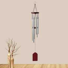 Wooden Wind Chime Small 6-Tube Balcony Hangings Door Decoration Nordic Pastoral Aeolian Bells Ornament Handicraft ZYY144