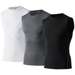 Gym Clothing 3 Packs Sports T Shirt Fashion عالية المرونة Y-Back تم تجريب العضلات للياقة البدنية القمصان التدريبية 1