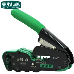 LAOA 6P/8P Network Pliers Networking Tools Portable Multifunctional Cable Wire Stripper Crimping Pliers Terminal Tool Gift Box Y200321