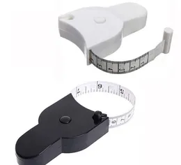 2022 neue hochwertige 1,5 m Fitness genaue Körperfett-Messschieber zur Messung des Körpermaßbandes Lineal Maßband Weißer Körperfett-Messschieber