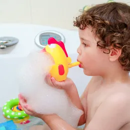 Baby Bath Toys Bubble Machine Maker Water Toys For Bathroom Kids Play Games In The Bathing Fun Animals Bathtub Toy Children LJ201019