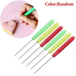 Cakes Tools Metal Biscuit Icing Sugar Pin Durable Tester Moulds Cookie Cake Decorating Scriber Sugars Stir Needle Frosting Stirring ZL0413